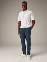 Blue/Light Stone Slim Stretch Chino Trousers 2 Pack - Image 7 of 14