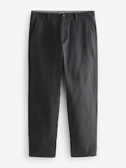 Black/Grey/Stone Straight Fit Stretch Chinos Trousers 3 Pack - Image 10 of 12