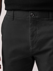 Black/Grey/Stone Straight Fit Stretch Chinos Trousers 3 Pack - Image 12 of 12