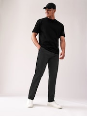 Black/Grey/Stone Straight Fit Stretch Chinos Trousers 3 Pack - Image 2 of 12