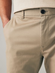 Navy Blue/Stone Slim Fit Stretch Chino Trousers 2 Pack - Image 11 of 14