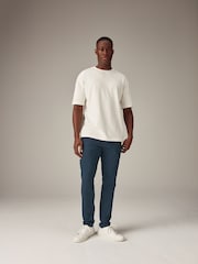 Blue/Stone Light Skinny Stretch Chino Trousers 2 Pack - Image 3 of 14