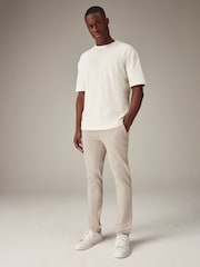 Blue/Stone Light Skinny Stretch Chino Trousers 2 Pack - Image 9 of 14