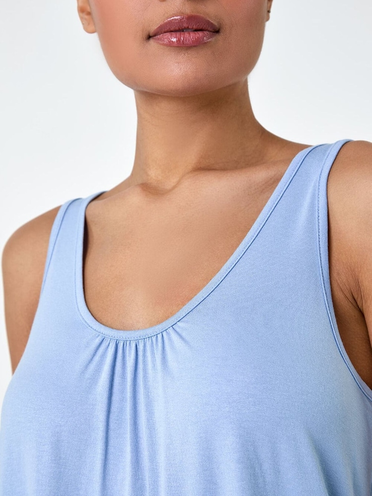 Roman Sky Blue V-Neck Jersey Vest - Image 6 of 6 Roman Sky Blue V-Neck Jersey Vest - Image 6 of 6