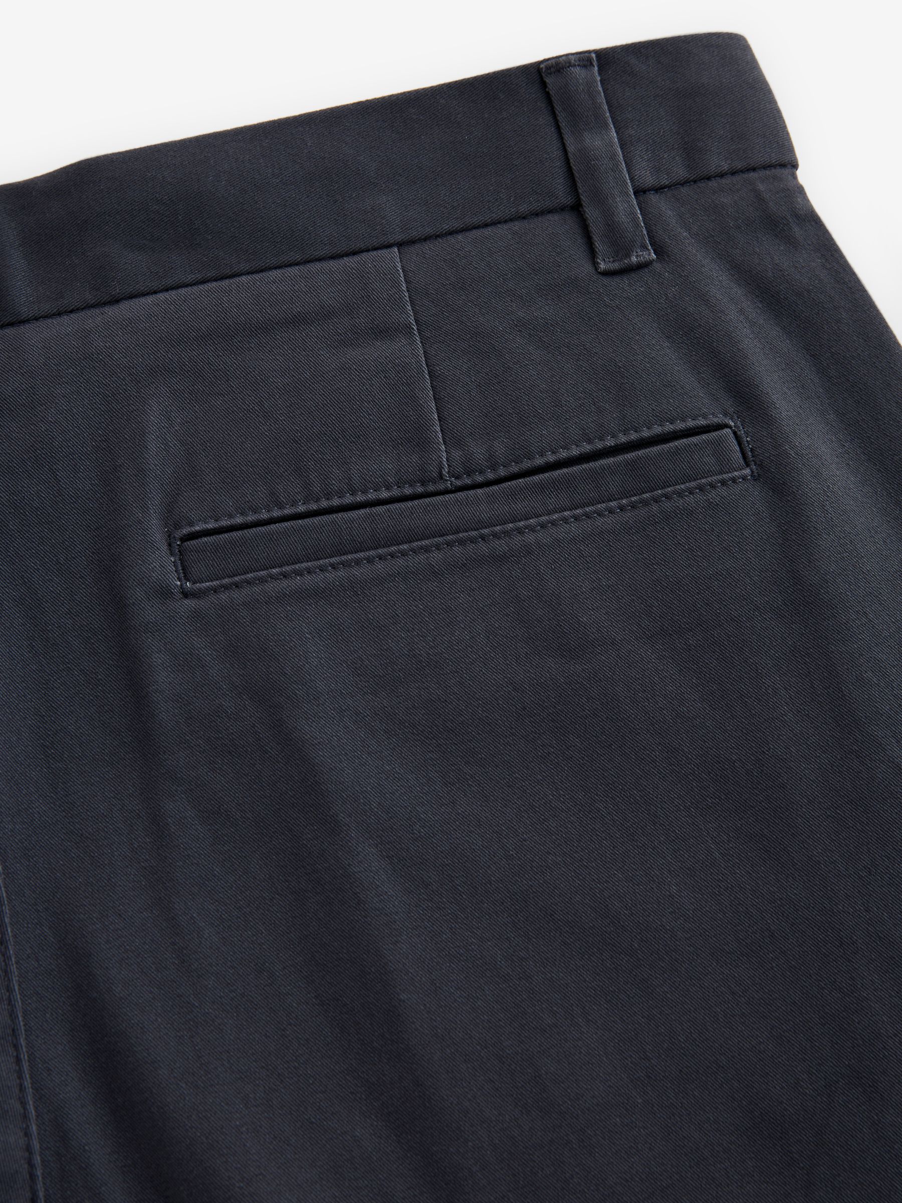 Acheter Bleu foncé - Slim Fit (Slim Fit) - Pantalon chino stretch from Next Belgium