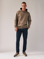 Navy Blue/Grey Charcoal Skinny Stretch Chino Trousers 2 Pack - Image 2 of 11