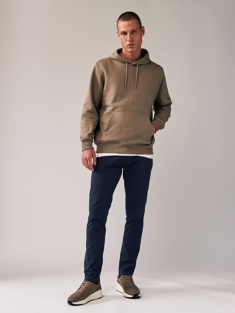 Bleu marine/gris anthracite - Lot de 2 pantalons chino skinny stretch - Image 3 of 11