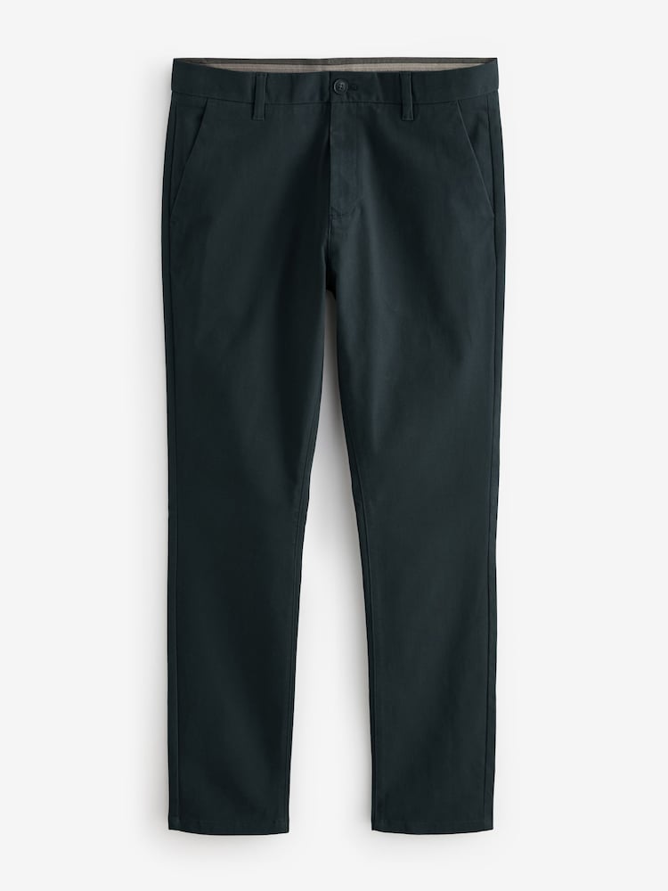 Bleu marine/gris anthracite - Lot de 2 pantalons chino skinny stretch - Image 7 of 11