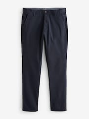Navy Blue/Grey Charcoal Skinny Stretch Chino Trousers 2 Pack - Image 8 of 11