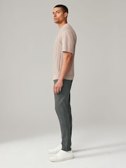 Black/Grey Dark Skinny Stretch Chino Trousers 2 Pack - Image 4 of 11