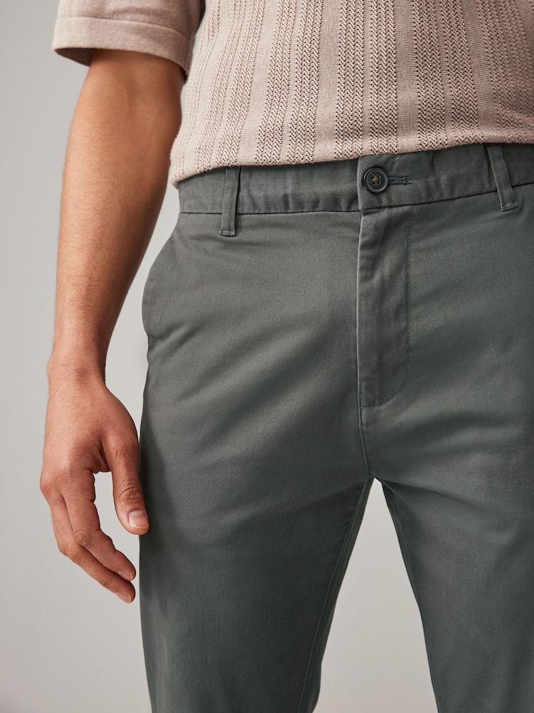 Noir/Gris foncé - Lot de 2 pantalons chino skinny stretch - Image 6 of 11