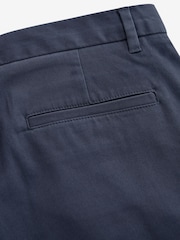 French Navy Blue/Tan Brown Straight Fit Stretch Chino Trousers 2 Pack - Image 9 of 9