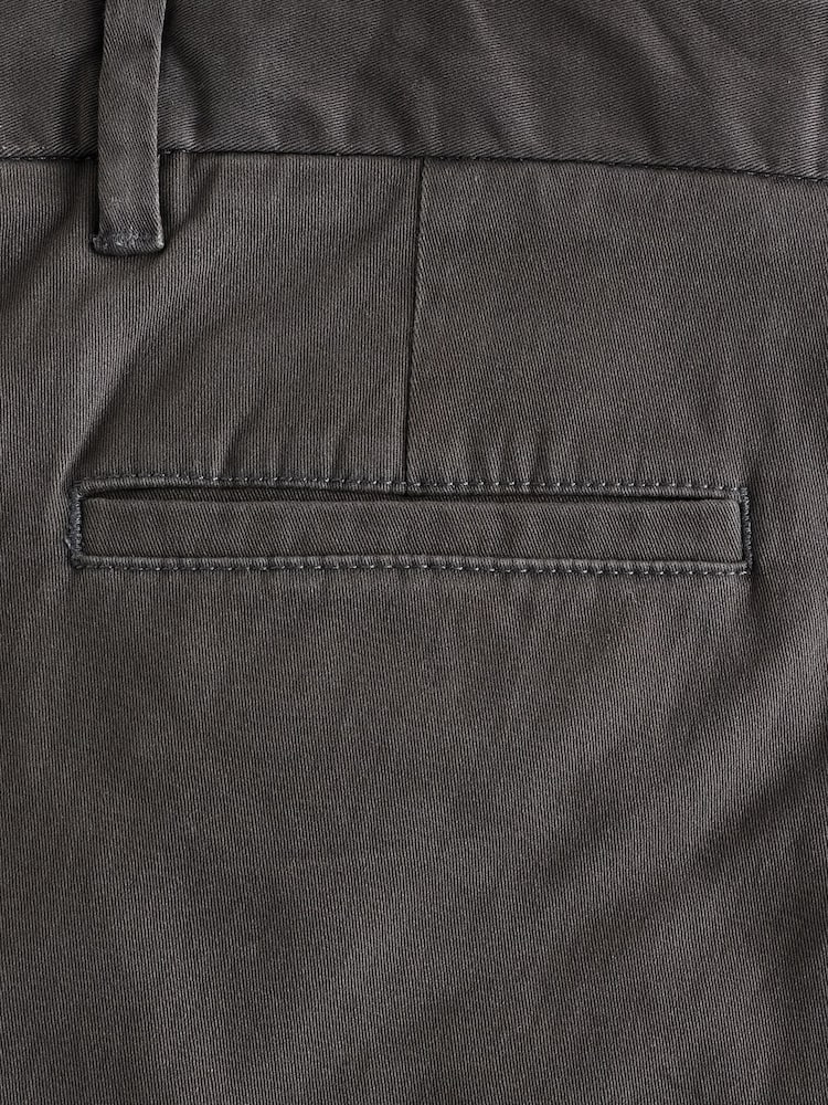 Black/Grey Dark Slim Fit Stretch Chino Trousers 2 Pack - Image 18 of 19