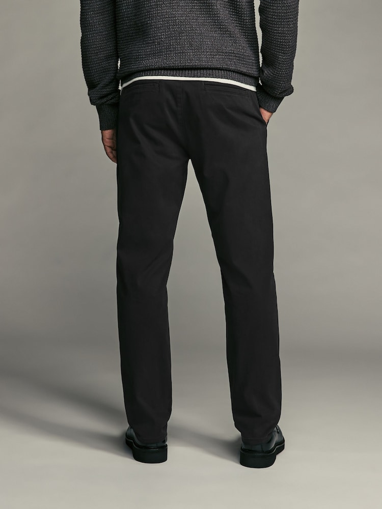 Black/Grey Dark Slim Fit Stretch Chino Trousers 2 Pack - Image 7 of 19