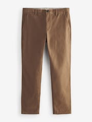 Französisch Marineblau/Hellbraun - Stretch-Chinohosen in Slim-Fit, 2er-Pack - Bild 9 von 11
