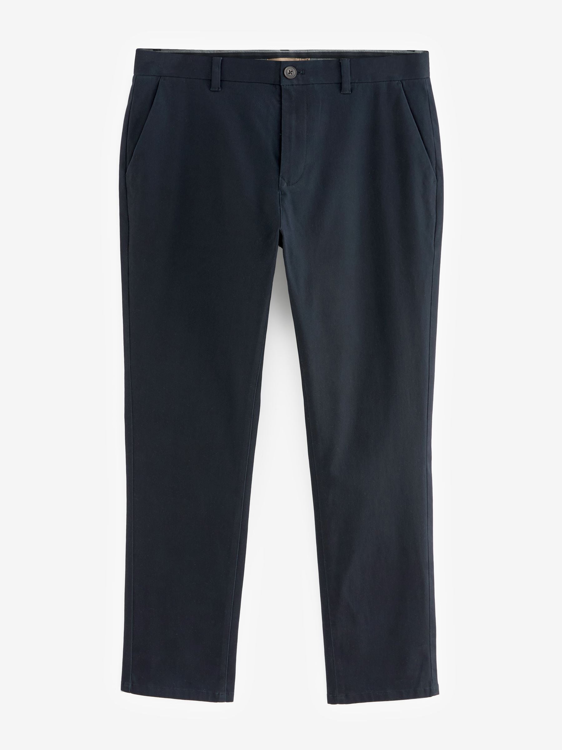 Buy Blue,Grey,Navy Slim Fit Stretch Chinos Trousers 3 Pack