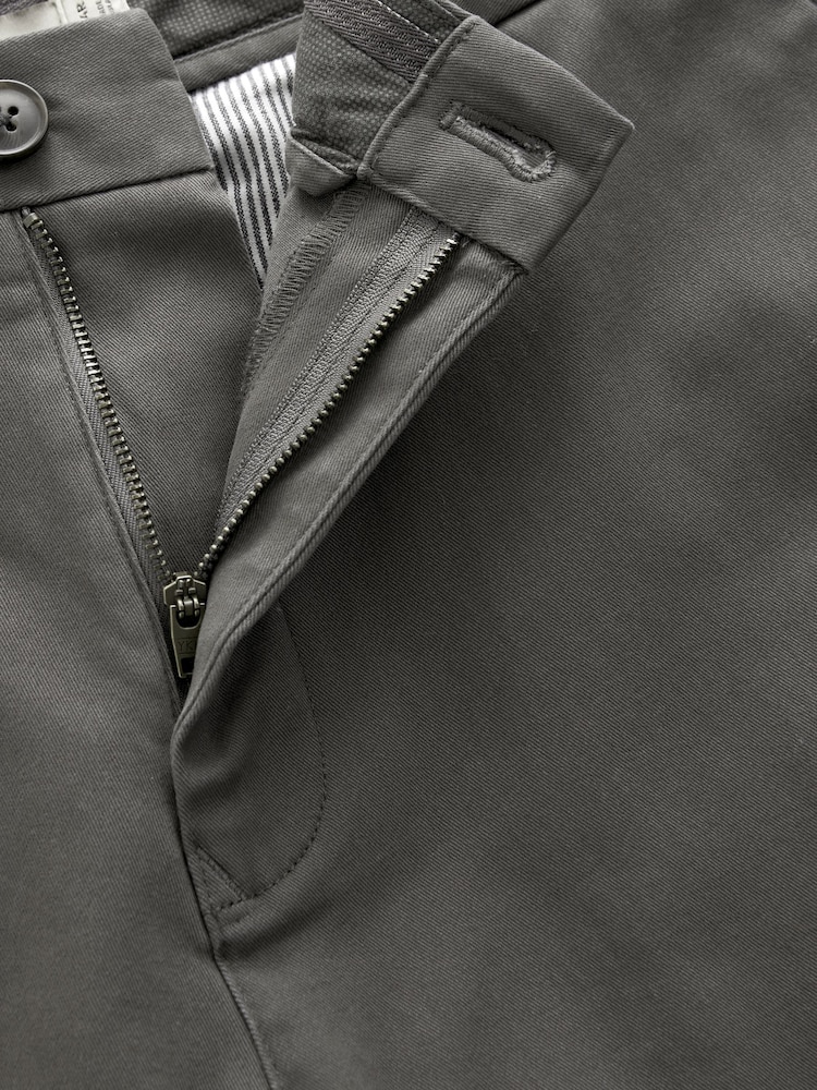 Blue,Grey,Navy Slim Fit Stretch Chinos Trousers 3 Pack - Image 14 of 16