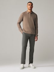 Blue,Grey,Navy Slim Fit Stretch Chinos Trousers 3 Pack - Image 6 of 16