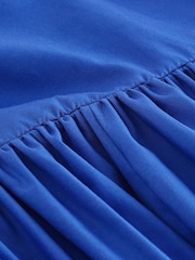 Blue Summer Poplin Dress - Image 6 of 6