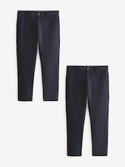 Bleu marine - Slim Fit (Slim Fit) - Pantalon chino 2 Lot - Image 1 de 1