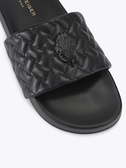 Kurt Geiger London Black Meena Eagle Sandals - Image 4 of 5