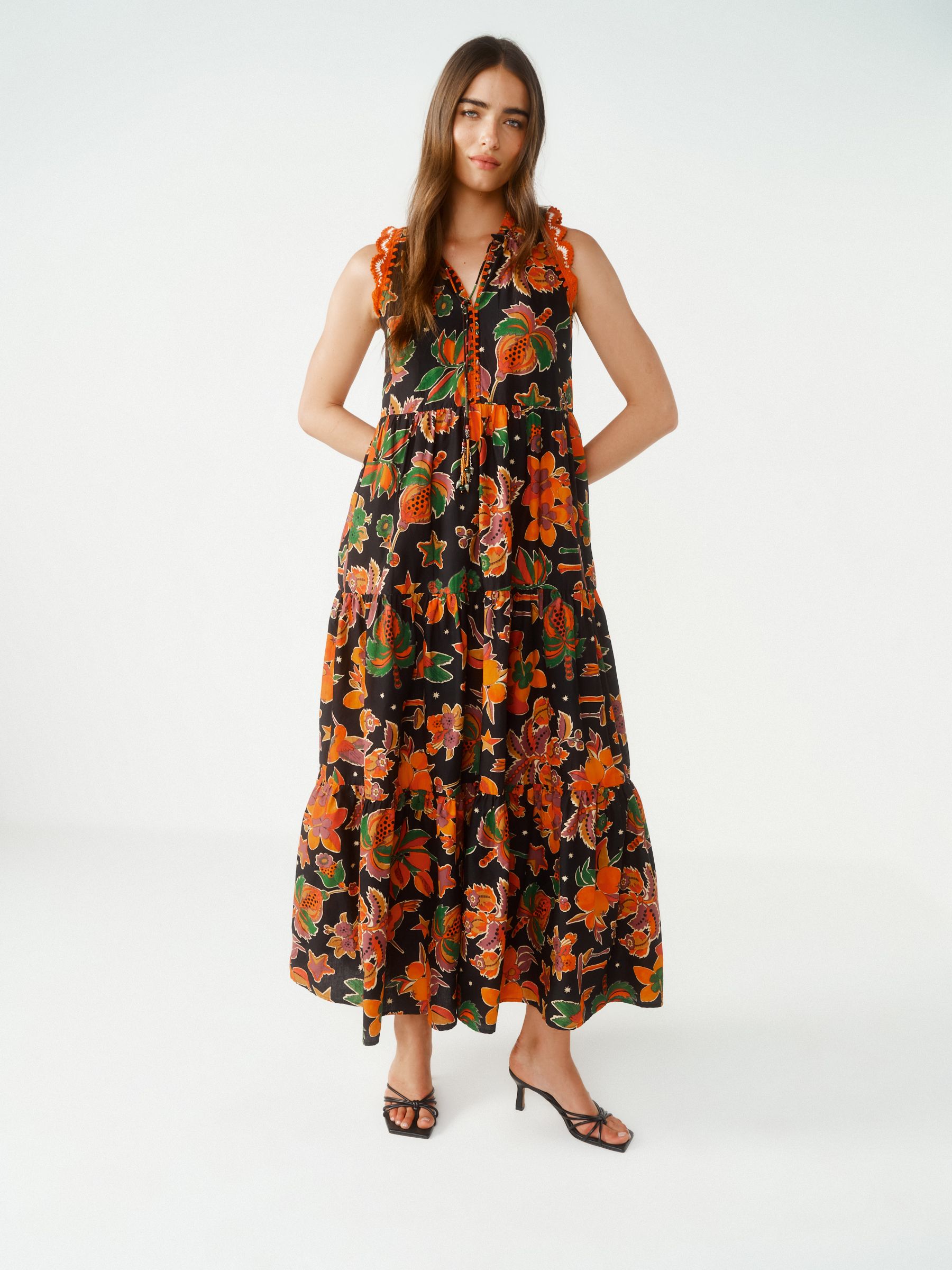 Cotton summer maxi dresses cheap