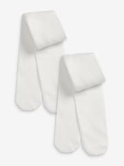 Ecru Baby Tights 2 Pack (0mths-2yrs) - Image 1 of 7