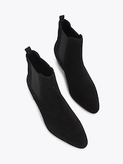 KG Kurt Geiger Black TOPAZ Suede Ankle Boots - Image 2 of 4