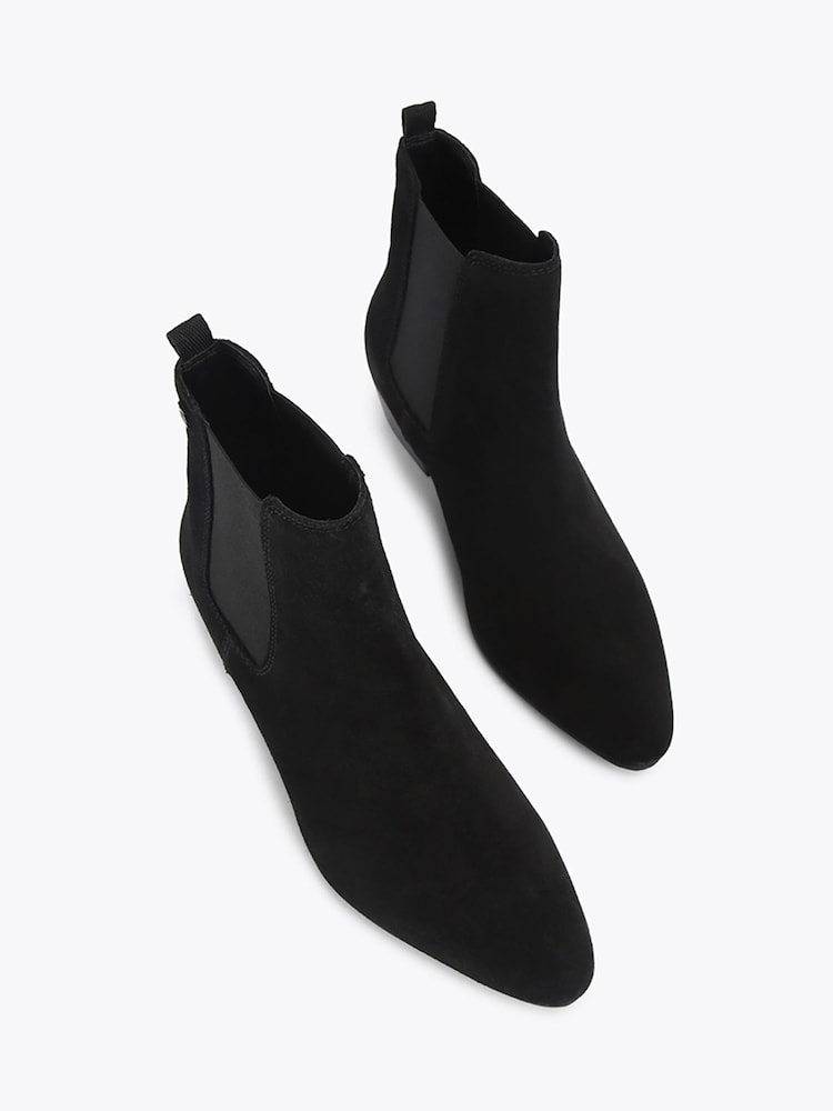 KG Kurt Geiger Black TOPAZ Suede Ankle Boots - Image 2 of 4