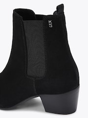 KG Kurt Geiger Black TOPAZ Suede Ankle Boots - Image 3 of 4