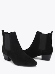 KG Kurt Geiger Black TOPAZ Suede Ankle Boots - Image 4 of 4