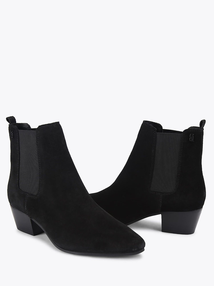 KG Kurt Geiger Black TOPAZ Suede Ankle Boots - Image 4 of 4