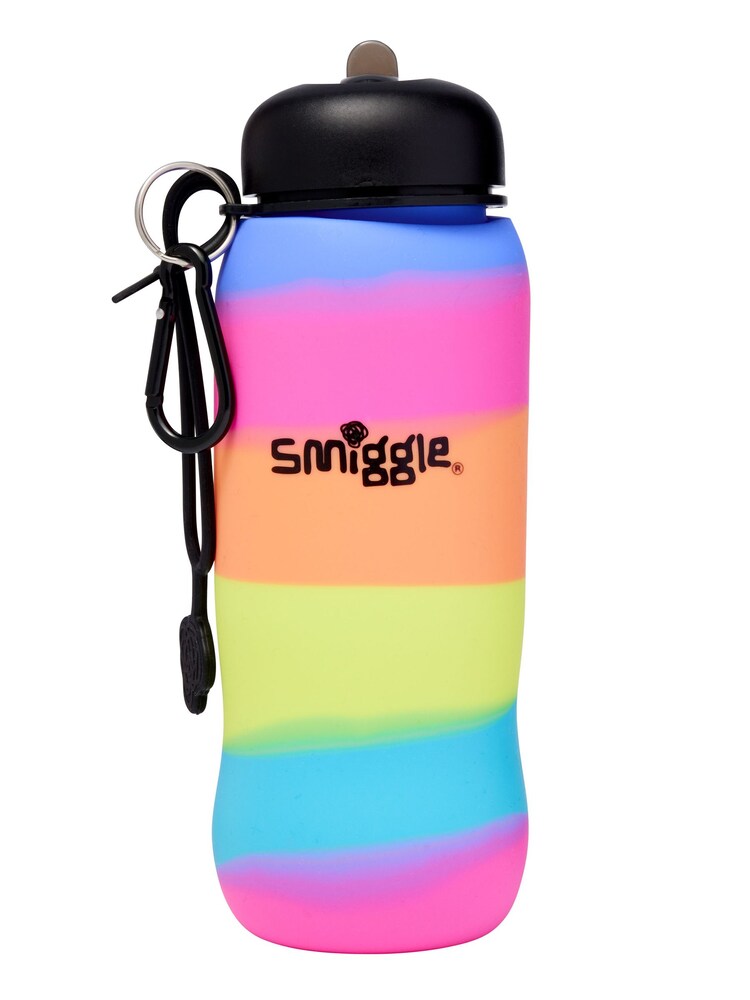 Smiggle Multi Vivid Silicone Roll Up Drink Bottle - Image 1 of 3