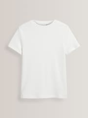 White 2 Pack Short Sleeved Thermal Tops (2-16yrs) - Image 2 of 4