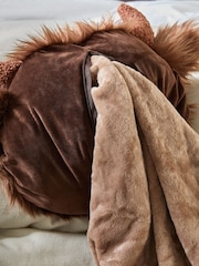Brown Hamish Novelty 3D Cushion with Throw - Image 5 of 8