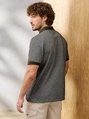 Cotton Traders Polo Signature à manches courtes (jacquard) - Image 4 de 4