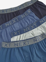 Blue 4 pack Boxers - Image 5 of 5