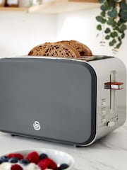 Swan Grey Nordic 2 Slice Toaster - Image 1 of 2