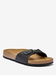 Birkenstock Black Madrid Birko Flor Sandals - Image 1 of 6