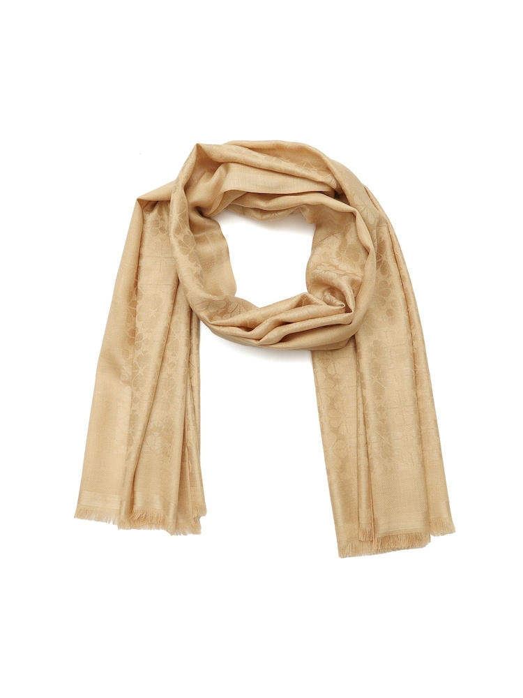 Kate Spade Green Spade Flower Yarndye Oblong Scarf - Image 2 of 4