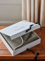 Collection Luxe Stitched Edged Throw With Cashmere - Изображение 4 из 6