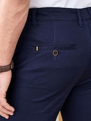 Cotton Traders Blue Signature Stretch Chino Trousers 29" - Image 4 of 4