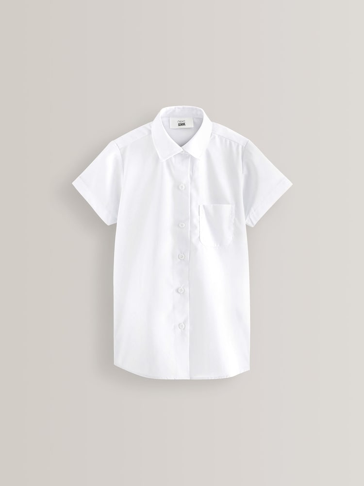 Blanc - 2{Paquet de chemises scolaires Manches courtes (3-18ans) - Image 2 of 7