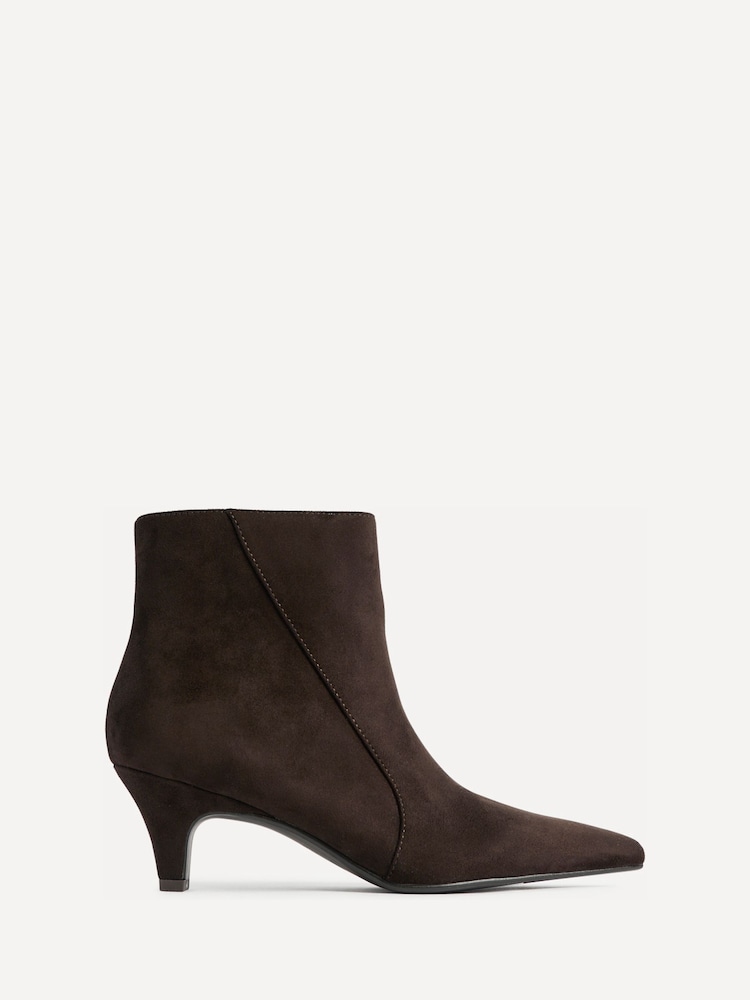Linzi Brown Blaire Low Heel Ankle Boots - Image 2 of 5 Linzi Brown Blaire Low Heel Ankle Boots - Image 2 of 5