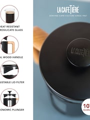 La Cafetiere Black Pisa 3 Cup Glass Cafetiere - Image 5 of 6