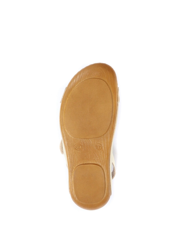 Cream - Ženski sandali z zapenjanjem na ježka Pavers - Slika 6 iz 6 Cream - Ženski sandali z zapenjanjem na ježka Pavers - Slika 6 iz 6