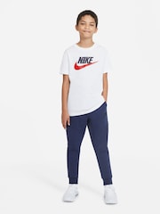 Nike White 100% Cotton Futura Icon T-Shirt - Image 4 of 6