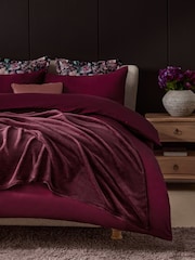 Purple Plush Fleece Throw - Image 1 of 3