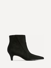 Linzi Black Blaire Low Heel Ankle Boots - Image 2 of 5