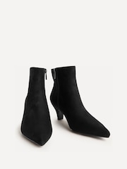 Linzi Black Blaire Low Heel Ankle Boots - Image 3 of 5